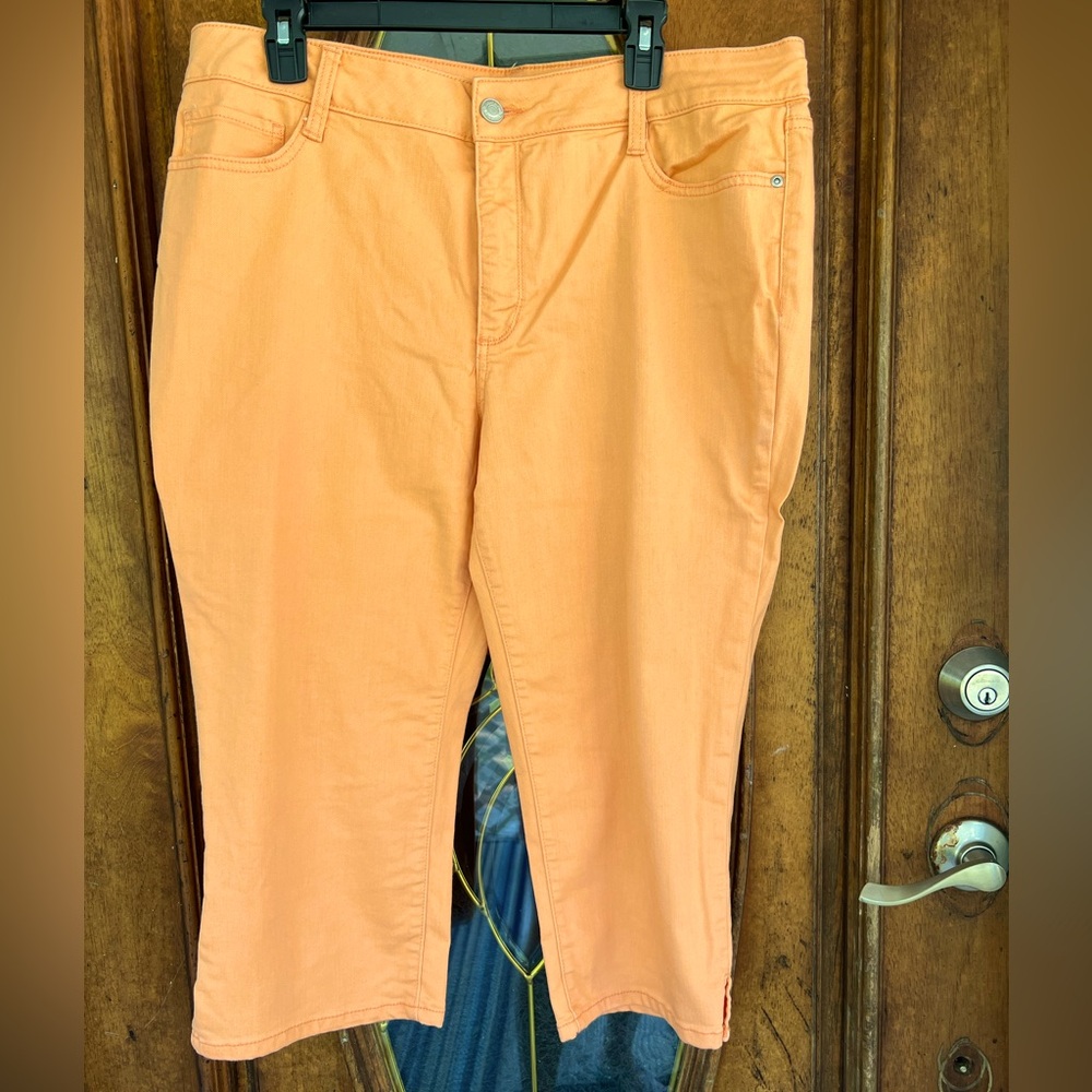 St.John’s Bay size 16 Orange Capri NWOT